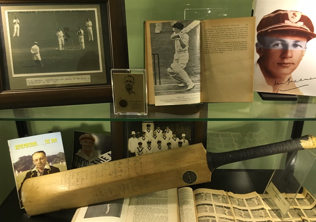 The Centre's Don Bradman collection