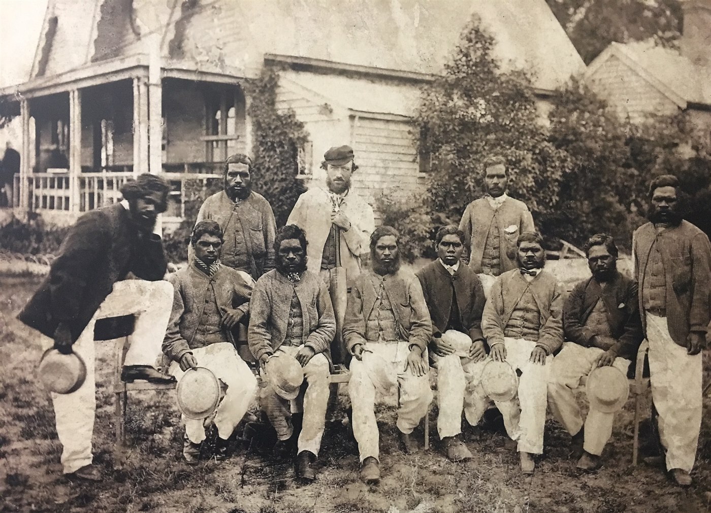 The Aboriginal team, 1866