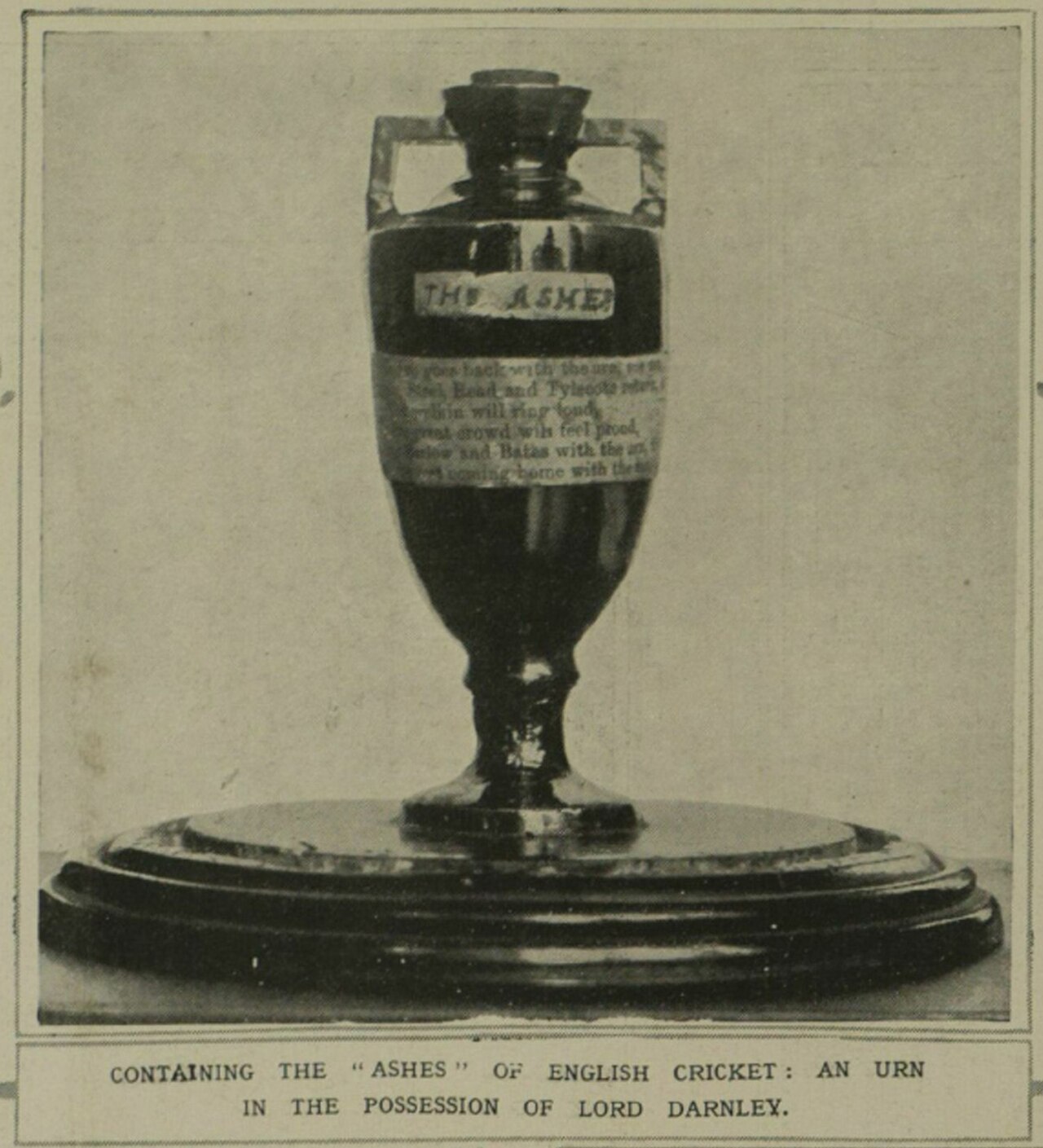 The Ashes urn
