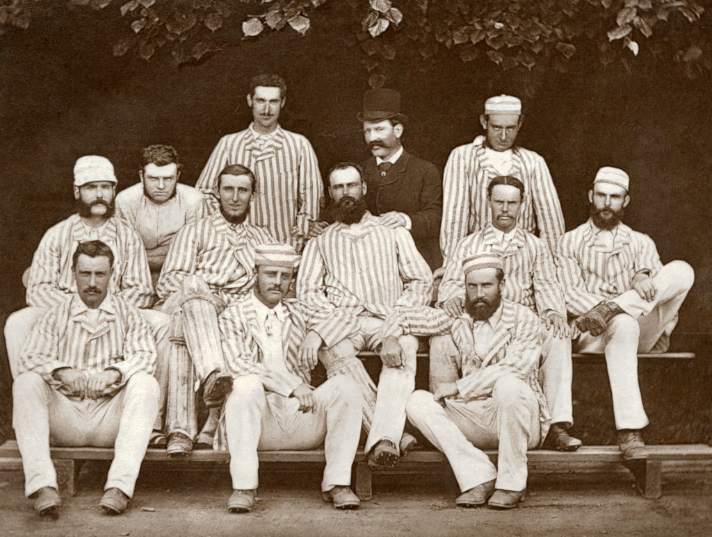 Historic cricket team photograph